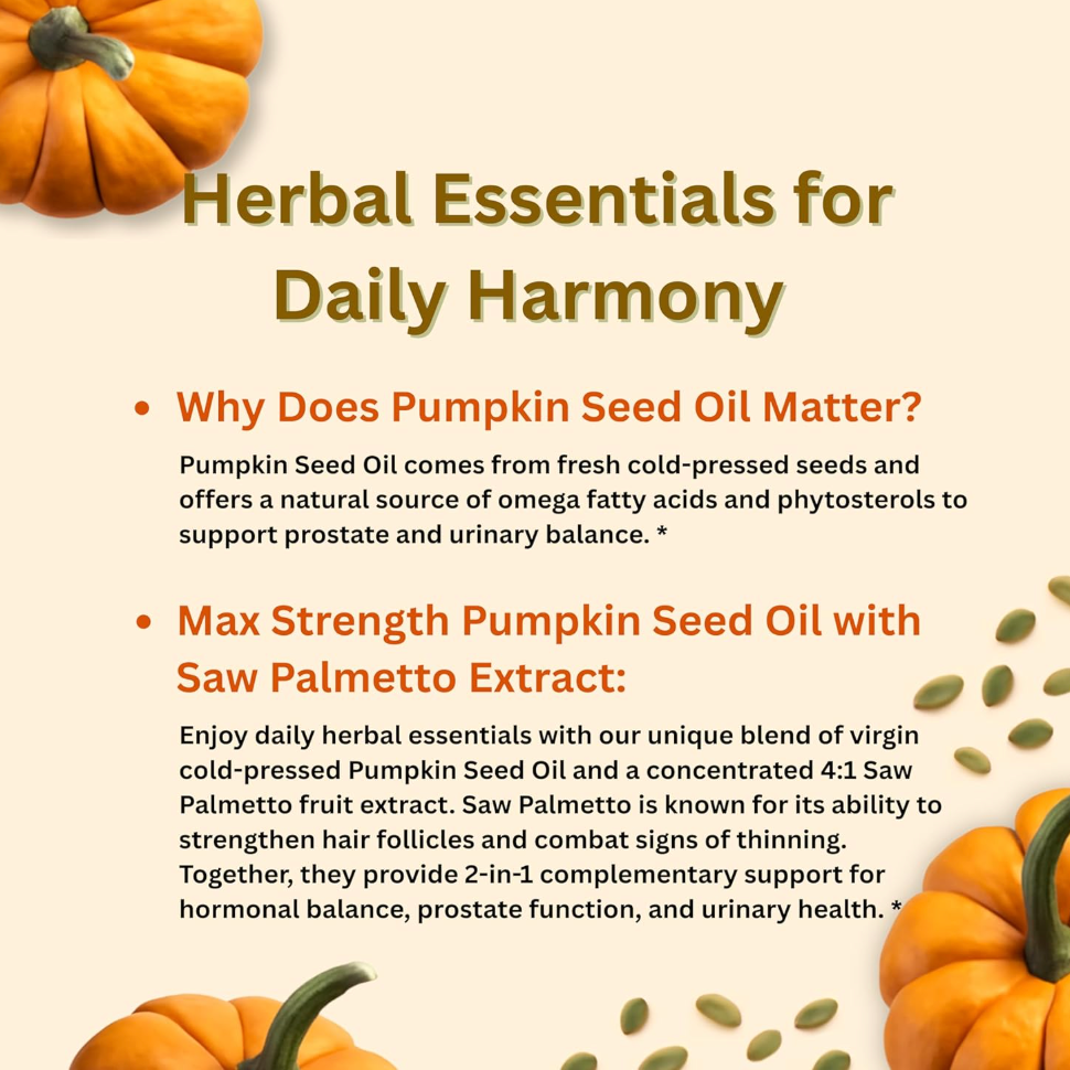 Pumpkin Seed Oil with Saw Palmetto