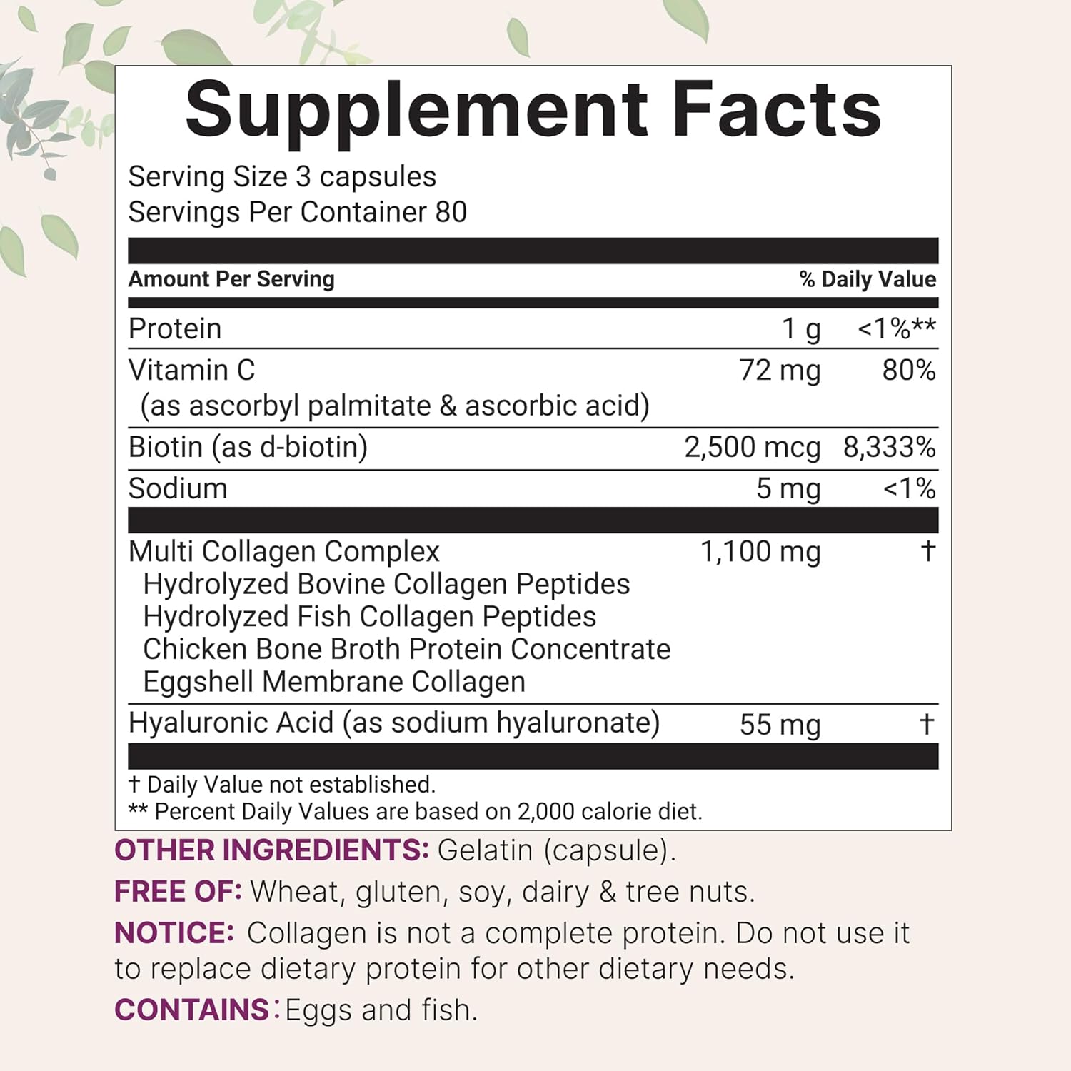 Multi Collagen Pills, 240 Capsules
