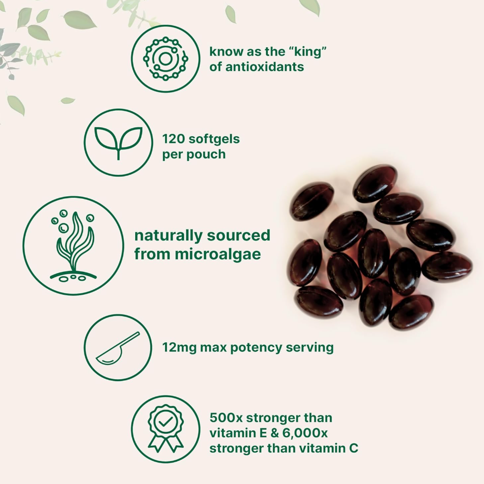 Premium Astaxanthin Antioxidant Supplement