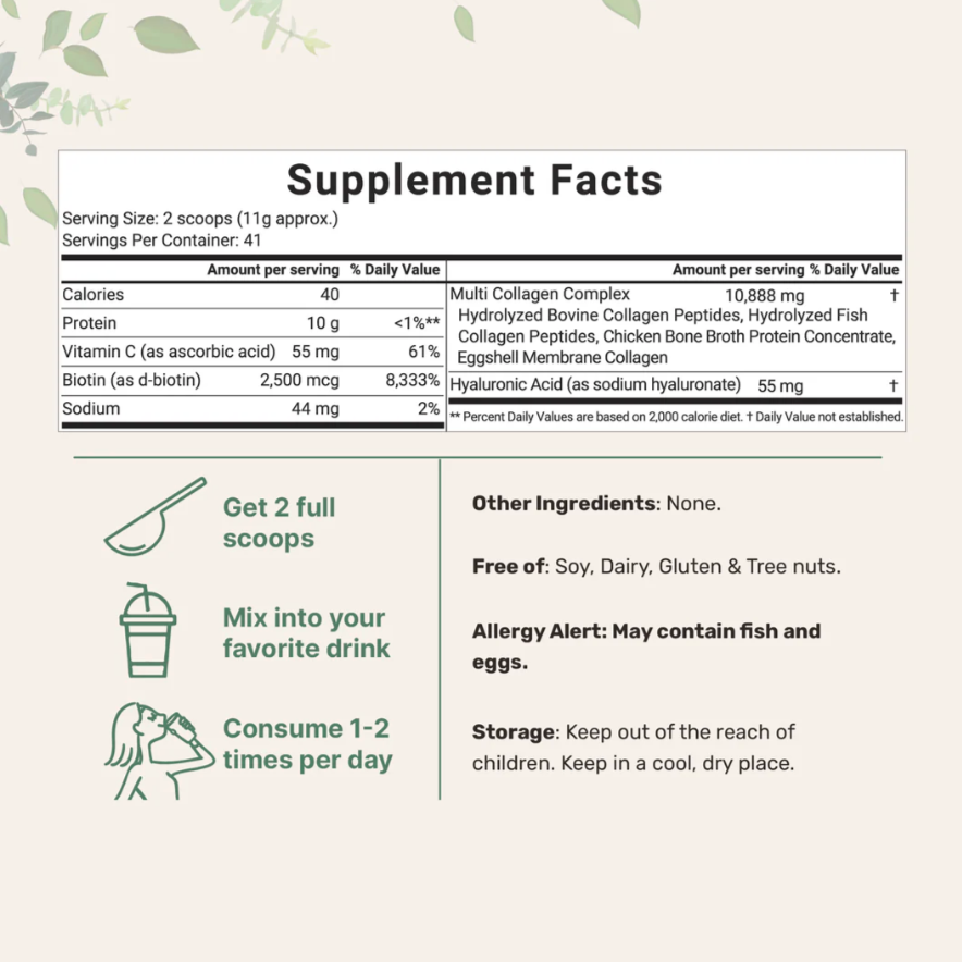 Multi Collagen Peptides Powder