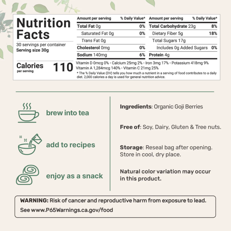 SimplyWellness™ Organic Goji Berries